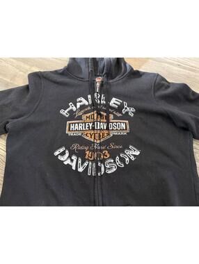 harley davidson hoodie FZ Women’s Sz L